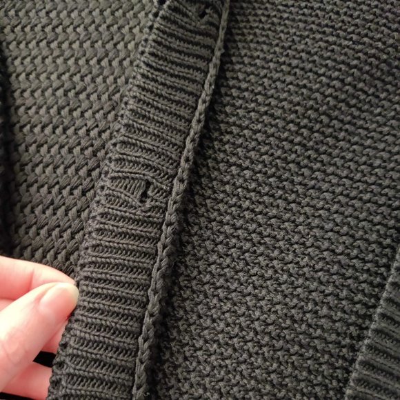 Elie Tahari Black Knit Silk/Cotton Cardigan Size Small - Picture 5 of 16